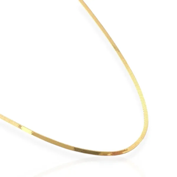 MIRROR NECKLACE - 2 -18K GOLD