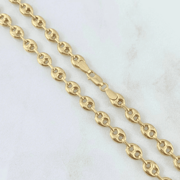 GUCCI LINK NECKLACE 18K GOLD - Image 2