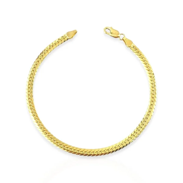 SNAKE LINK BRACELET 18K GOLD