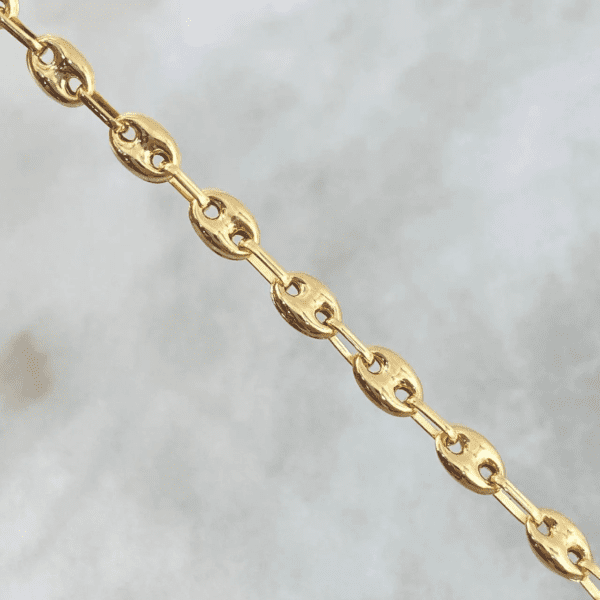 GUCCI LINK BRACELET 18K GOLD - Image 2